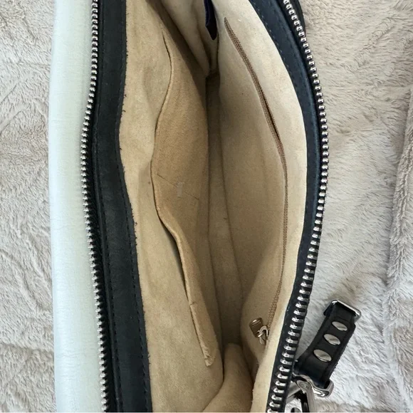 HAMMITT Elegant Black, Cream, and Tan Crossbody Bag - Picture 9 of 9